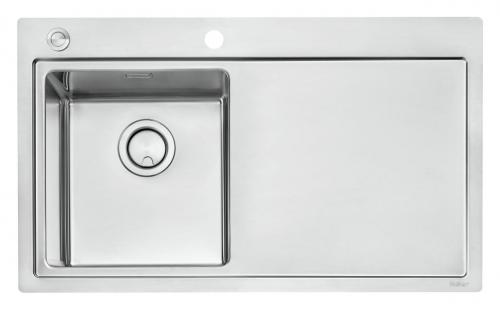 Naber Corno Ora Edelstahl Spülbecken (Becken Links)